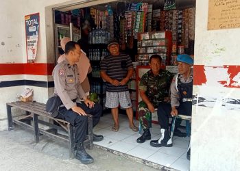 Sinergitas TNI-POLRI, Bhabinkamtibmas Dan Babinsa Sambang Warga Binaannya