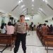 Ciptakan Keamanan, Polisi Rutin Pam Gereja Setiap Hari Minggu