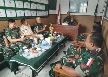 Kunjungan Kerja Dandim 0607/ Kota Sukabumi Beserta Ketua Persit Candra Kirana Cabang XVII Dim 0607/Kota Sukabumi ke Koramil 0706/ Gunung puyuh