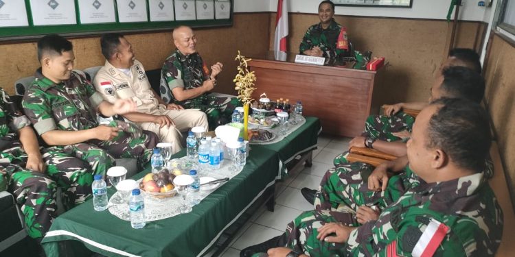 Kunjungan Kerja Dandim 0607/ Kota Sukabumi Beserta Ketua Persit Candra Kirana Cabang XVII Dim 0607/Kota Sukabumi ke Koramil 0706/ Gunung puyuh
