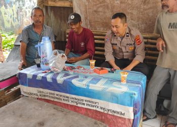 Selalu Aktif Jaga Silaturahmi, Bhabinkamtibmas Sambangi Warga Binaan
