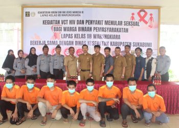 Cegah Hiv/Aids Dan Penyakit Menular Seksual, Lapas Warungkiara Gaet Dinkes Kabupaten Sukabumi Tes VCT