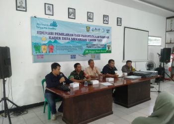 Babinsa Desa Mekarsari Hadiri Edukasi Pemilahan Dan Pengelolaan Sampah
