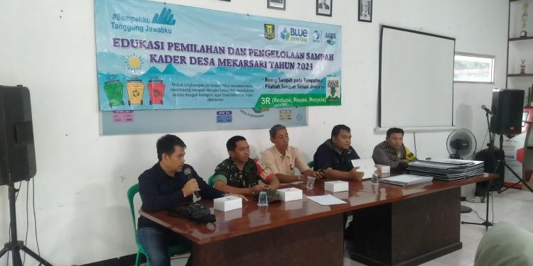 Babinsa Desa Mekarsari Hadiri Edukasi Pemilahan Dan Pengelolaan Sampah