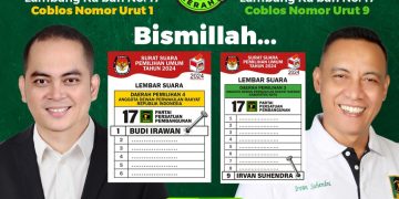 Survei Caleg DPR RI Besutan PPP Dapil 4 Kokab Sukabumi, H. Budi Irawan dan DPRD Kabupaten Dapil 3 Irvan Suhendra Mengalir Banjir Dukungan