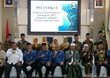 Wabup Sukabumi Lantik Pengurus FPK Periode 2023-2028
