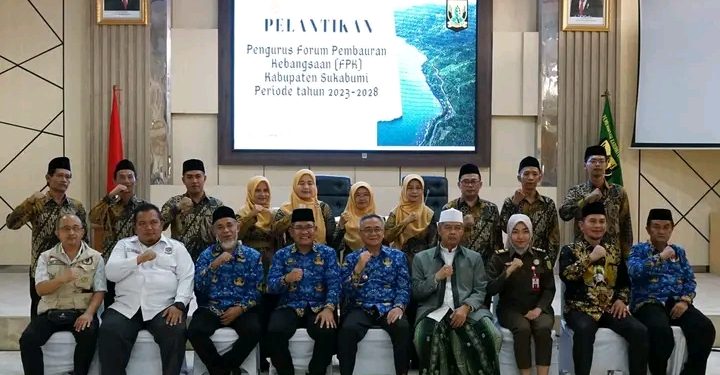 Wabup Sukabumi Lantik Pengurus FPK Periode 2023-2028