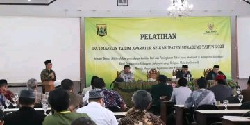 Pemkab Sukabumi Bersama Baznas Gelar Pelatihan Da’i Majelis Taklim Aparatur Kabupaten Sukabumi