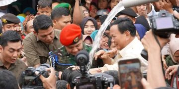 Kemhan RI Prabowo Subianto Resmikan Bantuan Pipanisasi Air Bersih, Warga Karanganyar Jampang Kulon Sumringah