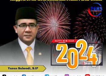 Caleg DPRD Kota Sukabumi Yunus Suhendi,S.IP Selamat Tahun Baru 2024