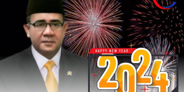 Caleg DPRD Kota Sukabumi Yunus Suhendi,S.IP Selamat Tahun Baru 2024