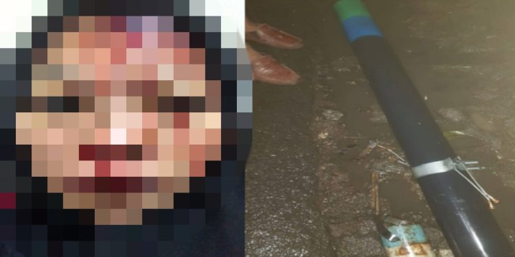 Karyawan Mixue Alami Kecelakaan di Cikembar, Akibat Tiang Internet Yang Ambruk Kejalan