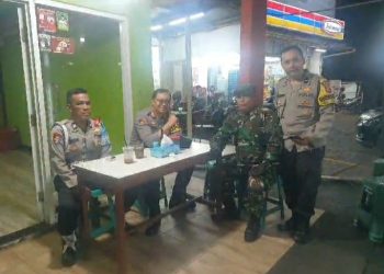 Ciptakan Rasa Aman Polsek Lembursitu, Sinergitas TNI POLRI
