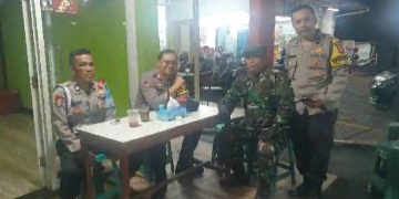 Ciptakan Rasa Aman Polsek Lembursitu, Sinergitas TNI POLRI