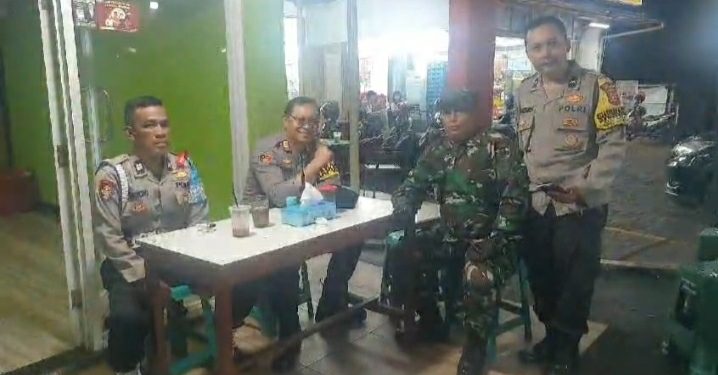 Ciptakan Rasa Aman Polsek Lembursitu, Sinergitas TNI POLRI
