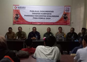 Panwaslu Nyalindung Menggelar Rapat Koordinasi Publikasi Dan Dokumentasi Di Gor Cemerlang