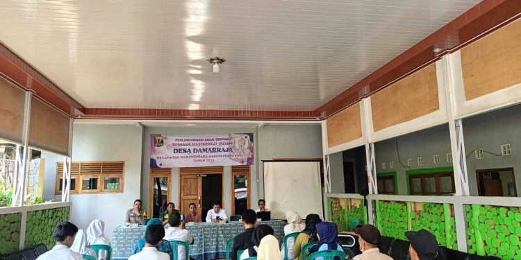 Pemdes Damarraja Gandeng Yayasan PLAN Internasional Indonesia Berikan Perlindungan Terhadap Anak