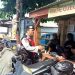 Sambangi Pangkalan Ojek, Patroli Samapta Berikan Himbauan Kamtibmas