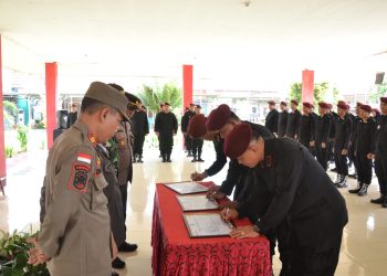 Jelang Nataru Dan Pemilu 2024 UPT SUCI RAYA Menggelar APEL SIAGA sekaligus Ikrar Netralitas Pegawai