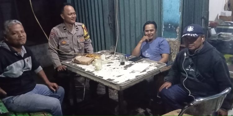 Lewat Sambang Bhabinkamtibmas Ajak Warga Wujudkan Kamtibmas Kondusif