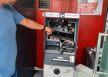 Mesin ATM Di Cibadak Sukabumi DiBobol, Polisi Lakukan Penyelidikan