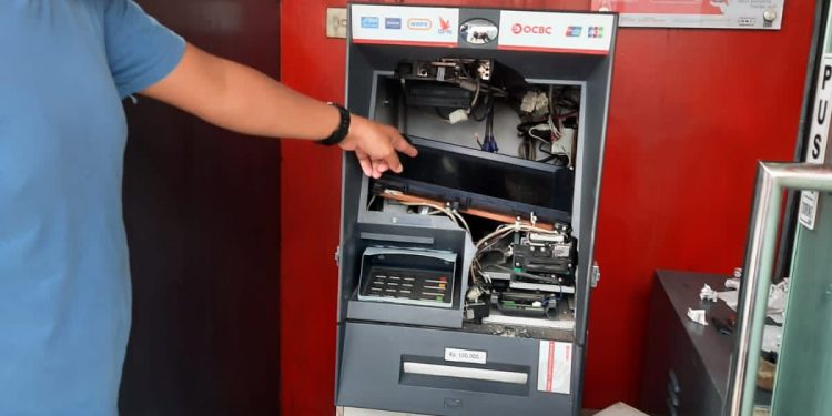 Mesin ATM Di Cibadak Sukabumi DiBobol, Polisi Lakukan Penyelidikan