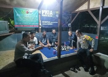 Bhabinkamtibmas Kontrol Siskamling yang Berada di Wilayah Kec Lembursitu