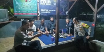 Bhabinkamtibmas Kontrol Siskamling yang Berada di Wilayah Kec Lembursitu