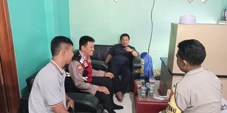 Lewat Sambang Bhabinkamtibmas Ajak Warga Wujudkan Kamtibmas Kondusif