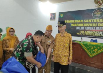 Kodim 0607/ Kota Sukabumi Berikan Santunan kepada Veteran dan Anak Yatim