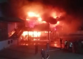 Pabrik Garment Di Cicurug Terbakar