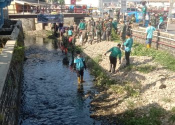 Hari Juang TNI AD ke 78, Kodim 0622 Gelar Penanaman Pohon dan Pembersihan Sampah Serta Pemberian Santunan