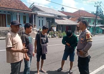 Lewat Sambang Bhabinkamtibmas Ajak Warga Wujudkan Kamtibmas Kondusif