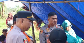 Tinjau Lokasi Gempa, Kapolres Sukabumi Berikan Bantuan Kesehatan dan Bantu Pengungsi Gempa
