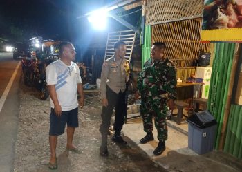 Sinergitas TNI Polri Babinkamtibmas Polsek Lembursitu dan Babinsa Selalu Menjaga Kamtibmas