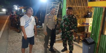 Sinergitas TNI Polri Babinkamtibmas Polsek Lembursitu dan Babinsa Selalu Menjaga Kamtibmas