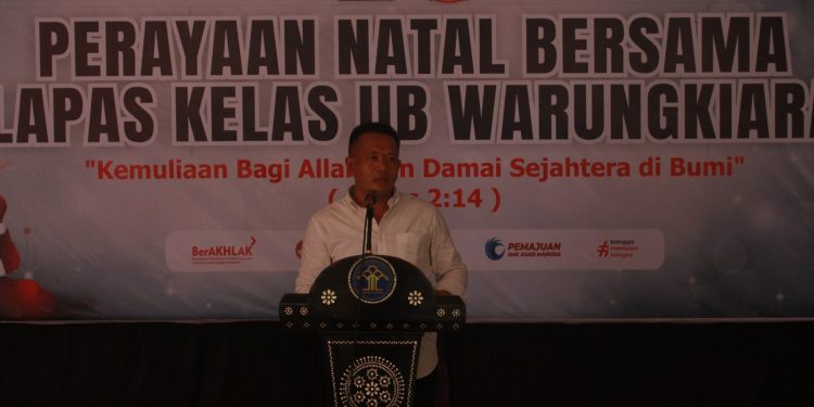 Sejumlah WBP Kristiani Rayakan Natal Di Lapas Warungkiara Sukabumi