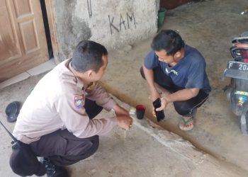 Selalu Aktif Jaga Silaturahmi, Bhabinkamtibmas Sambangi Warga Binaan