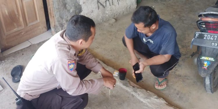 Selalu Aktif Jaga Silaturahmi, Bhabinkamtibmas Sambangi Warga Binaan