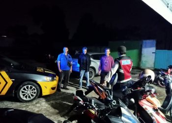 Ciptakan Rasa Aman Polsek Lembursitu Lakukan Patroli Malam