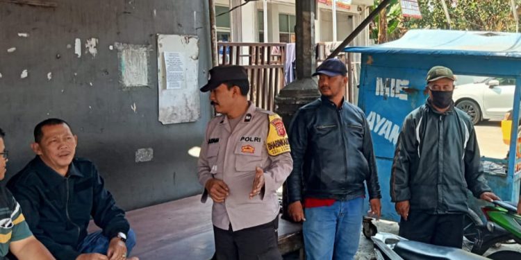 Lewat Sambang Bhabinkamtibmas Ajak Warga Wujudkan Kamtibmas Kondusif