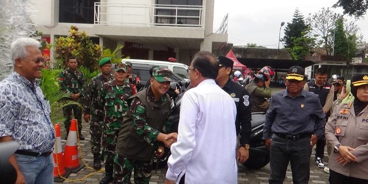 Dandim 0607/Kota Sukabumi bersama Forkopimda Pastikan Perayaan Natal Dan Tahun Baru 2024 Aman