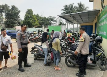 Kapolsek Lembursitu Kontrol Objek Wisata Kolam Renang Sport Garden