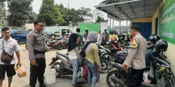Kapolsek Lembursitu Kontrol Objek Wisata Kolam Renang Sport Garden