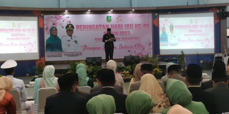 Dandim 0607/Kota Sukabumi Hadiri Peringatan Hari Ibu ke-95 Tahun Kota Sukabumi