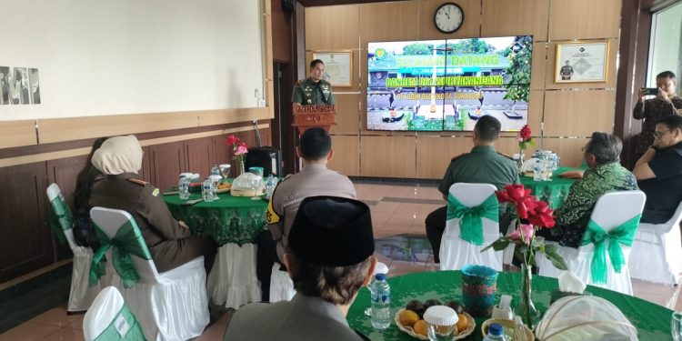 Orientasi Satuan Dan Silaturahmi dengan Forkopimda Kota Sukabumi Brigjen TNI Faisol Izzudin Karimi,S.E. Danrem 061/Surya Kencana