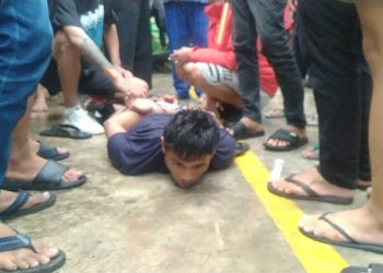 Petugas Pos Pam Terpadu Parungkuda Sukabumi, Amankan Terduga Pelaku Curanmor