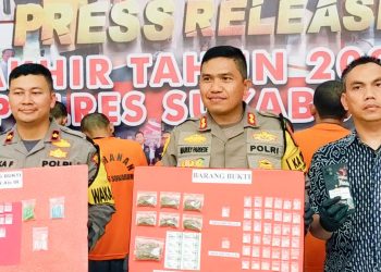 Tahun 2023 Polres Sukabumi Ungkap 108 Kasus Narkotika, Sabu Jadi Primadona