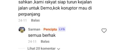 Para Kades Unjuk Rasa Di DPR Netizen Berkomentar Pedas