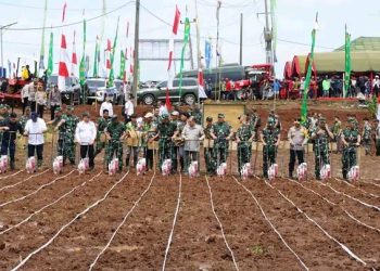 KSAD Didampingi Wakbup Sukabumi Tinjau Ketahanan Pangan di Ciemas